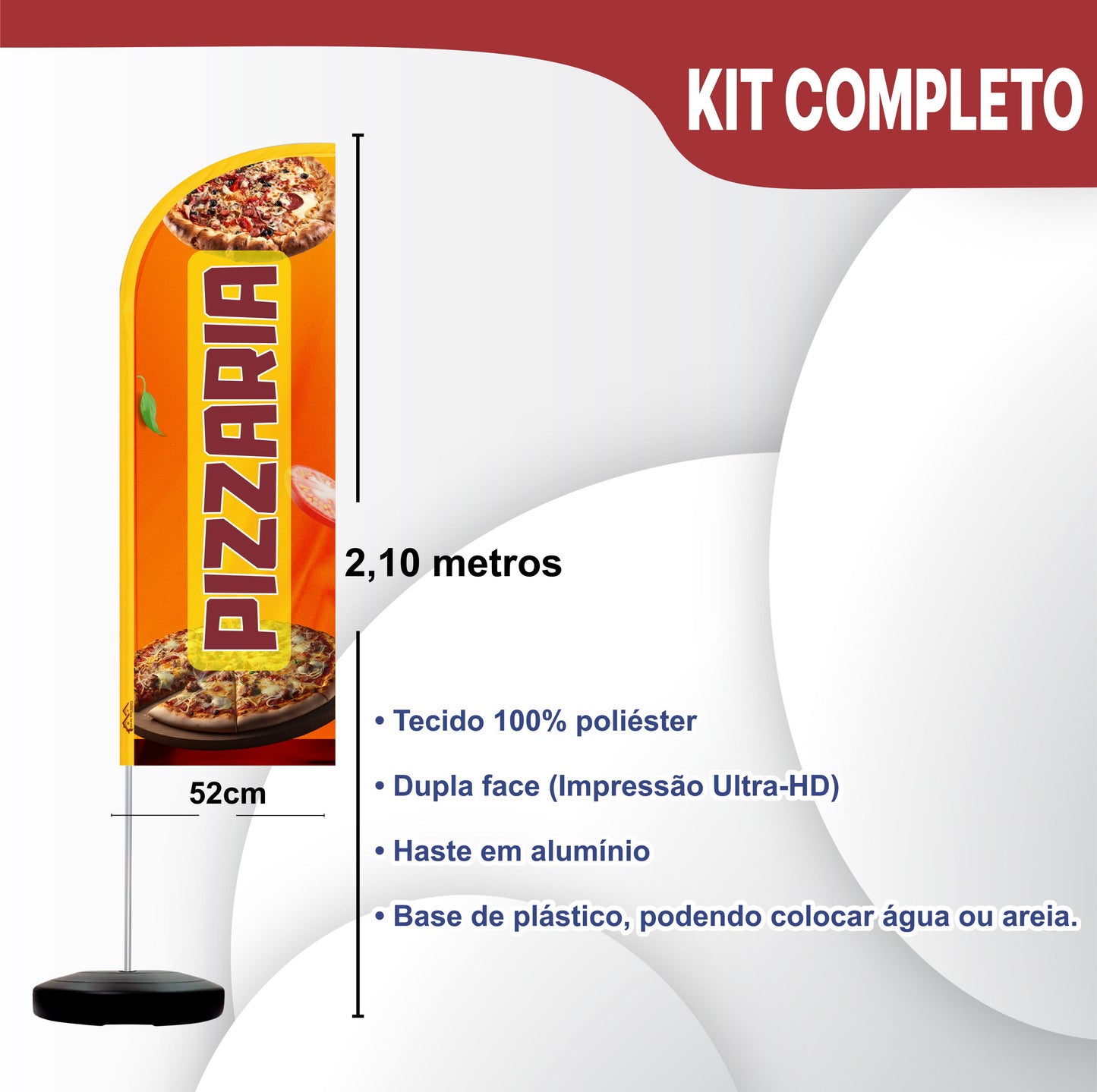 Wind Banner Completo 2,10m Refrigeração (Cópia)