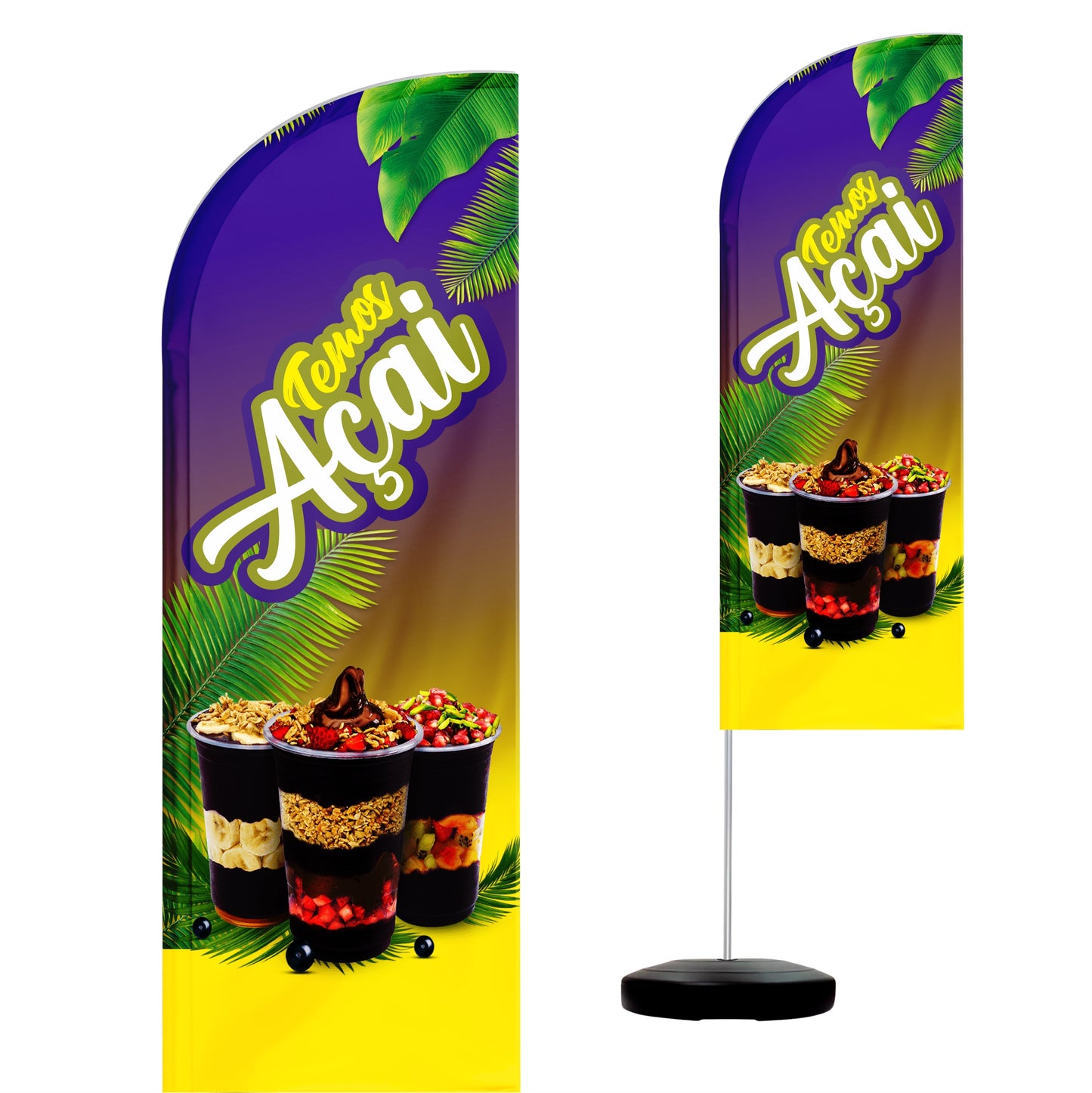 Wind Banner Completo 2,10m Açaí M5