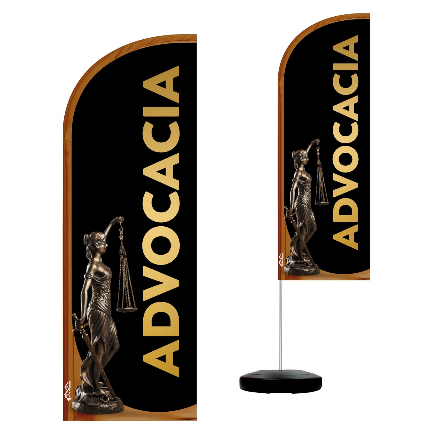Wind Banner Completo 2,10m Advocacia