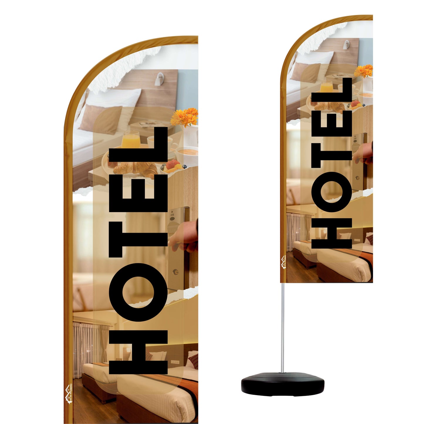 Wind Banner Completo 2,10m Hotel