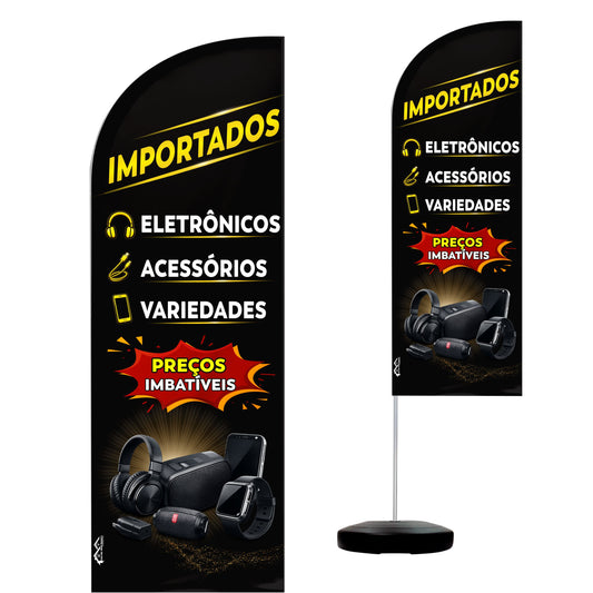 Wind Banner Completo 2,10m Importados, Eletrônicos & Variedades