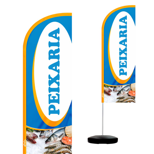 Wind Banner Completo 2,10m Peixaria