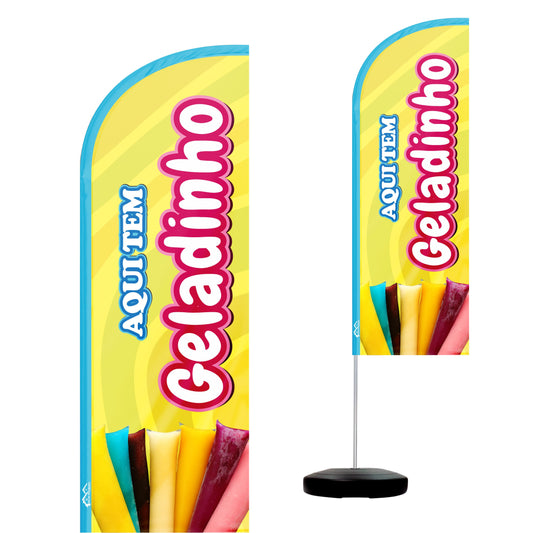 Wind Banner Completo 2,10m Geladinho