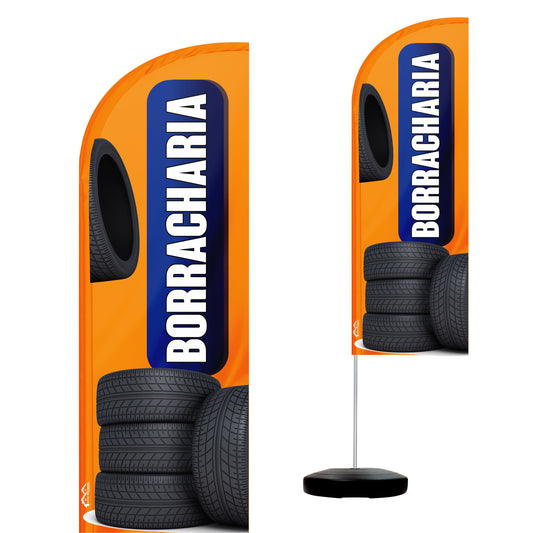 Wind Banner Completo 2,10m Borracharia