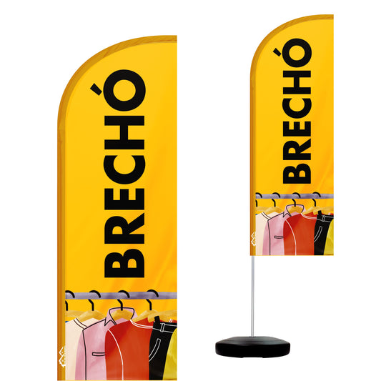 Wind Banner Completo 2,10m Brechó M1