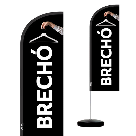 Wind Banner Completo 2,10m Brechó M2