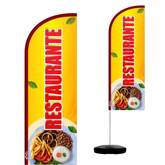 Wind Banner Completo 2,10m Restaurante